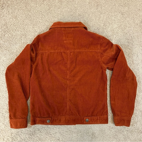 Universal Thread Women’s Jacket S Corduroy Utility Rust Orange Bella Swan - Picture 5 of 6